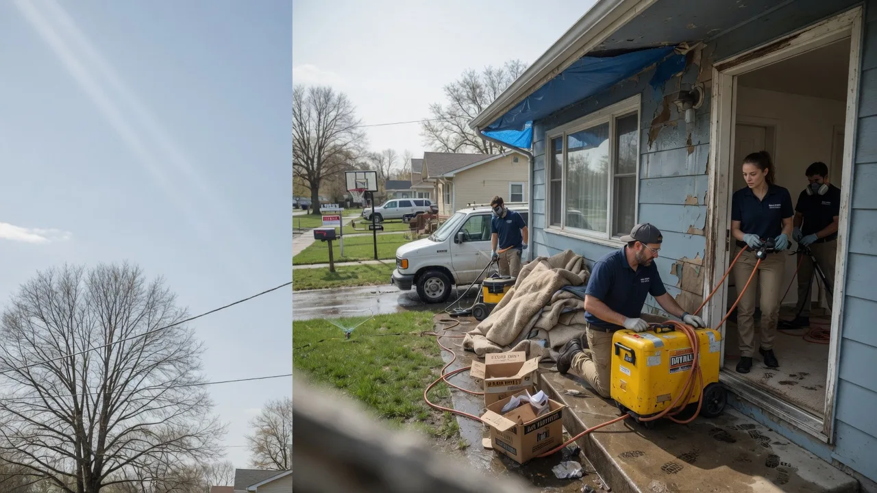 Basement Flood Cleanup in Hensel, ND near me